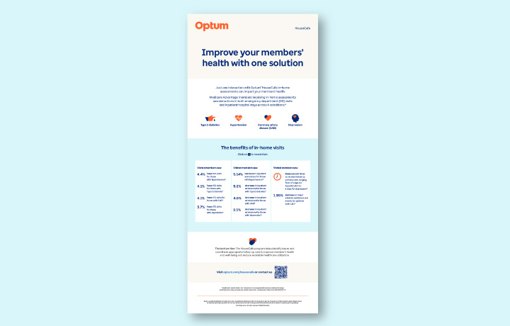 Preview of the infographic called Improve your members' health with one solution