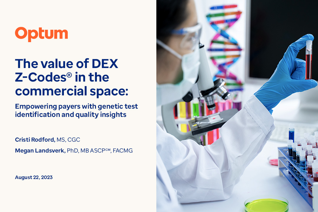The Value of DEX Z-Codes in the Commercial Space | Optum