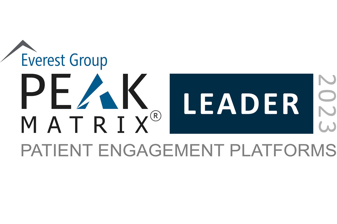 Logo for Everest Group PEAK Matrix Leader 2023: Patient Engagement Programs