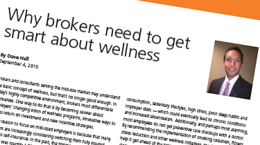 Why brokers need to get smart about wellness White paper